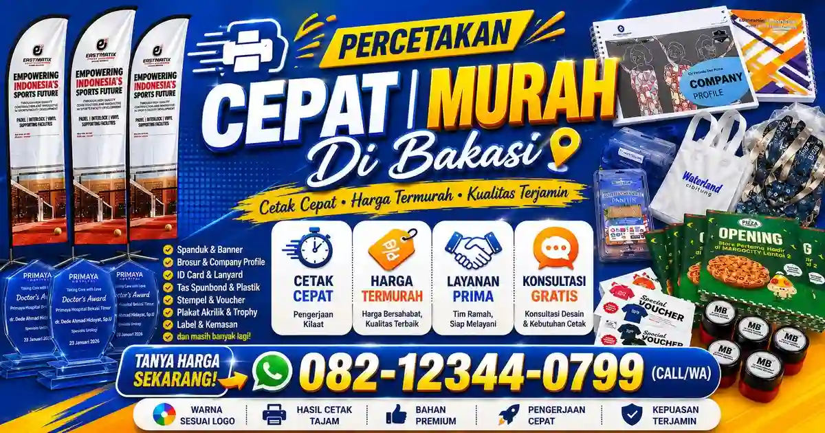 Percetakan Cepat-Bekasi