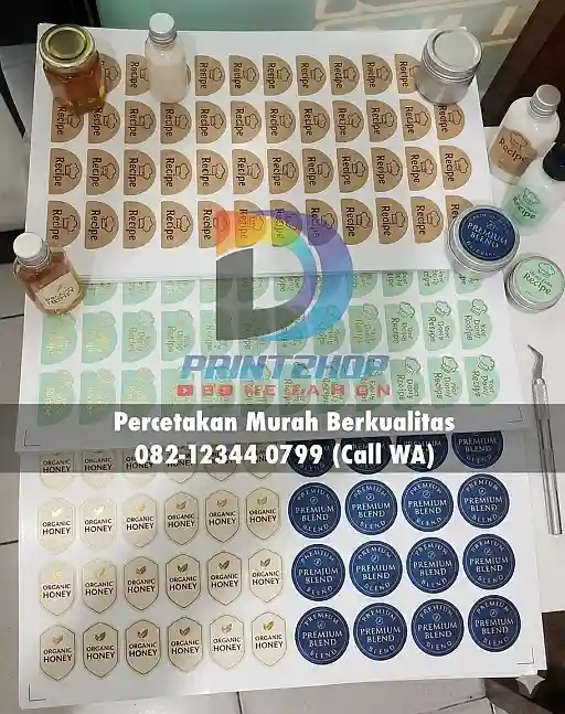Cutting Presisi untuk Cetak Label Custom