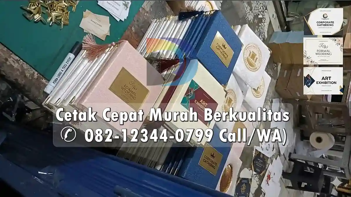 Cetak kartu undangan custom untuk perayaan event