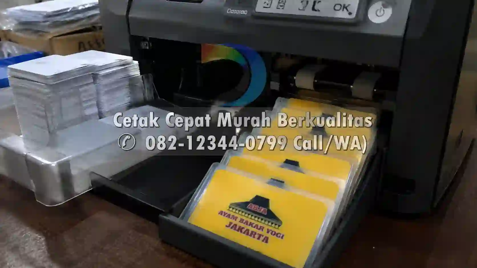 Cetak kartu member dan kartu pasien PVC di Bekasi